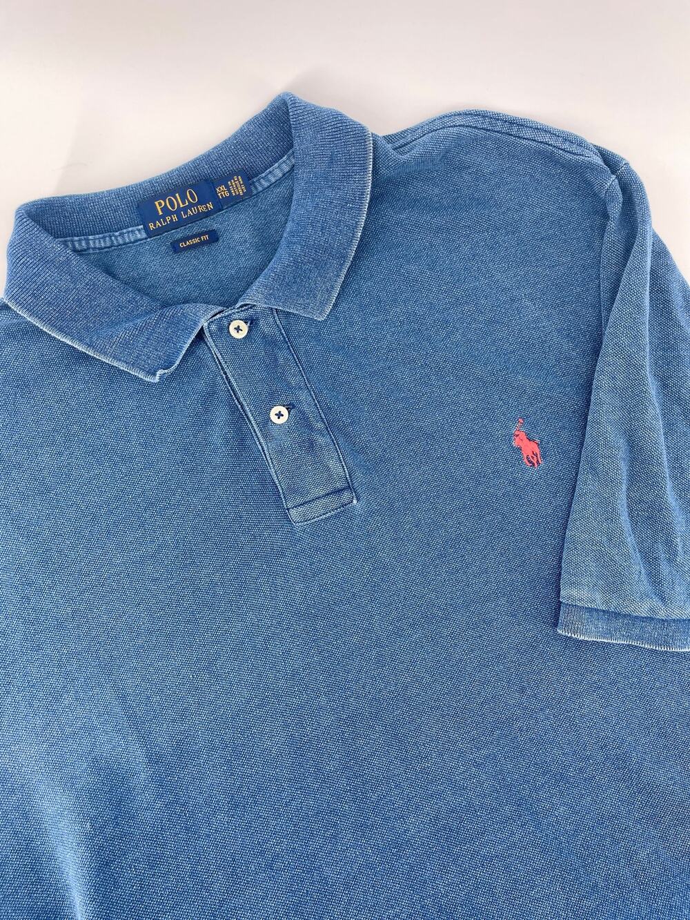 VNTG Polo by Ralph Lauren Polo Shirt Men’s XXL Navy Blue Classic Fit Pony Logo
